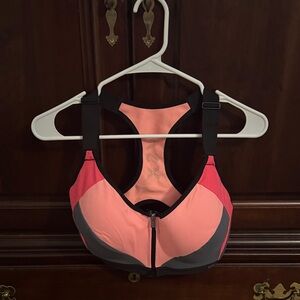 Victoria's Secret Pink and Gray Sports Bra